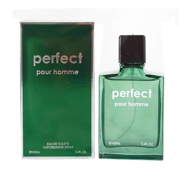 EBC Perfume Perfect Pour Homme Men Perfume 3.4 Fl Oz Eau De Parfum Vaporisateur Spray - Long Lasting, Sage, Oakmoss, Rosemary Oil From France