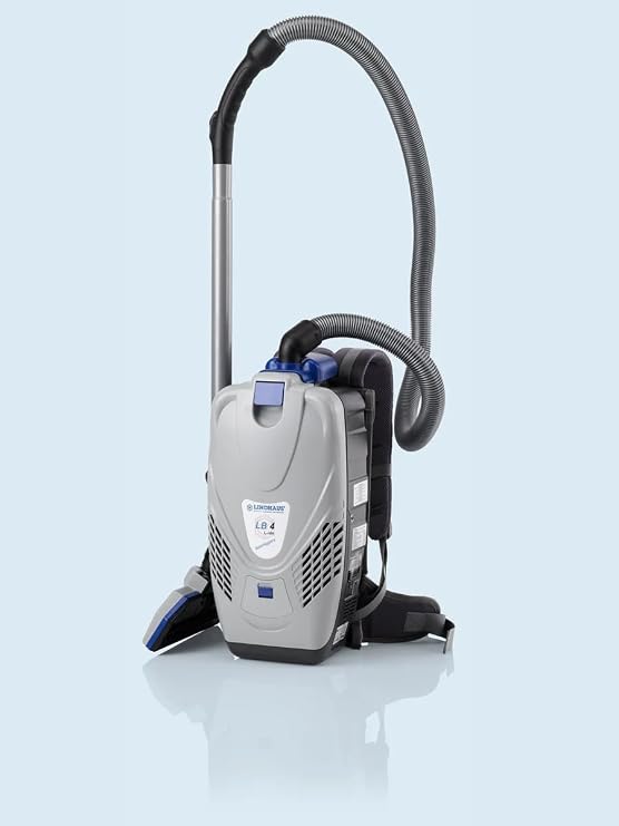 lindhaus LB4 L-ion Superleggera Cordless Backpack Vacuum, Bagged, Ultra-Lightweight 4.9 lbs, 400W, 36V Lithium-Ion, Multi-Surface, Convertible Trolley, Hotels, Transportation, Cleaning Services