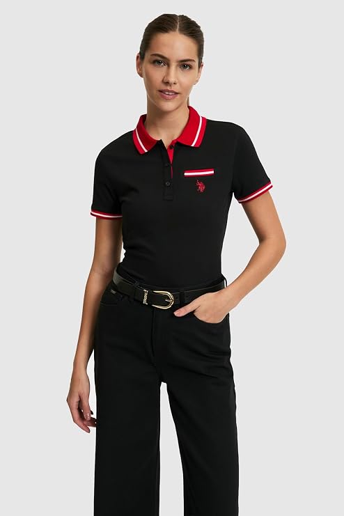 U.S. Polo Assn. Kadın Lacivert Tişört Basic 50323455-VR033