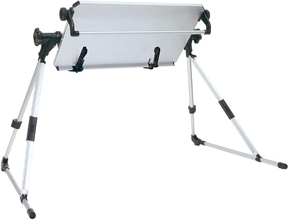 THANKO Smartphone Tablet Compatible Ultra Lightweight Foldable Supine Lying Desk 2 TKGORODK, Aluminum with Heat Dissipation Effect, 6-Step Height Adjustment, Load Capacity 3 kg, Foldable, Compact