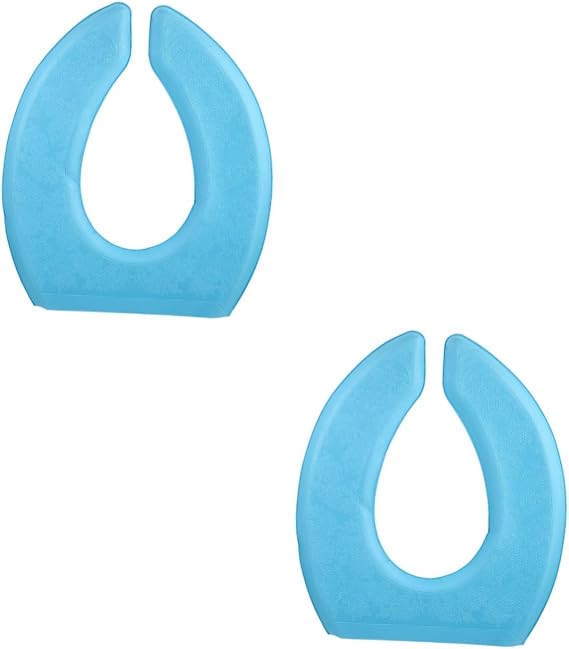 2pcs Toilet Seat Cushion Thicken Pad with Self-Adhesive Design Comfortable Material for Bathroom Use Washable and Reusable for Winter Season