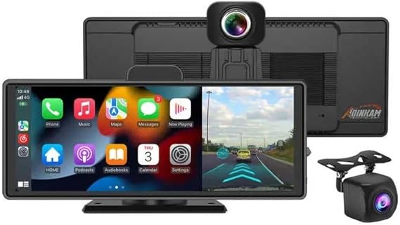 WİFİ Android 10.2 İnç CarPlay.4K Ön Ve Arka Kamralı 128Gb Kart Destekli Multi Medya Oynatıcı