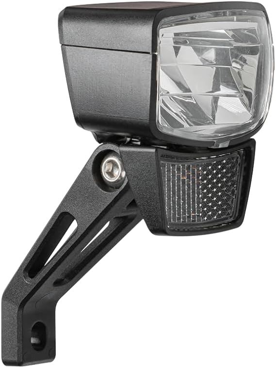 AXA Dynamo LED Headlight Nxt 60 Steady Switch Black | 60 Lux | SB Packaging