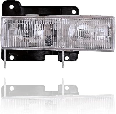 Eagle Eyes GM073-B001R Passenger Headlamp Assy Fits Chevrolet Blazer, Clear