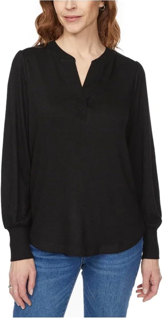 Buffalo David Bitton Women's Long Sleeve Cozy V-Neck Top