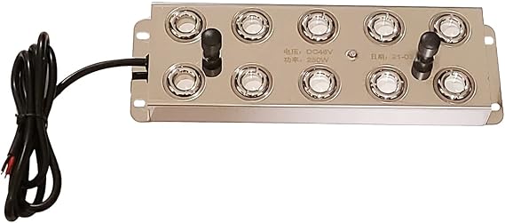 10 Head Ultrasonic Mist Maker Fogger Humidifier +Transformer CE 110V for USA User; 220V for Others