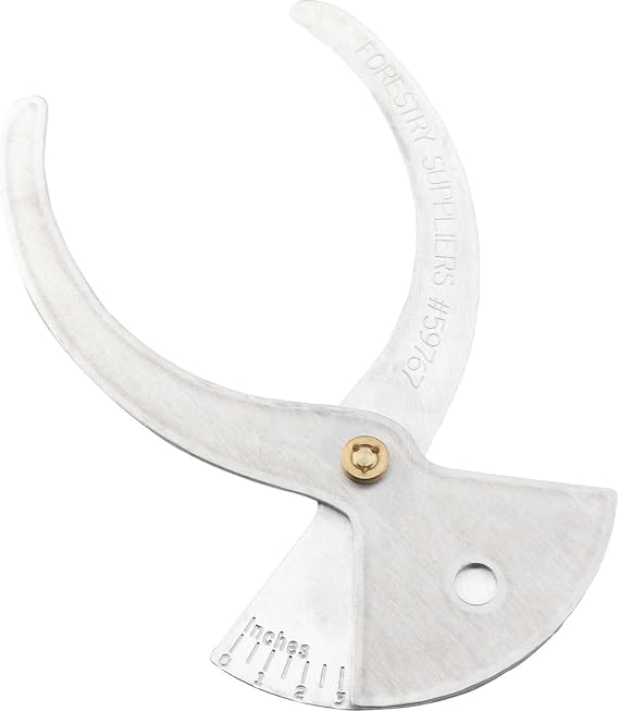 Forestry Suppliers Aluminum Tree Caliper, Measures to 8 in or 20 cm, English and Metric Scales, 9-1/2 in