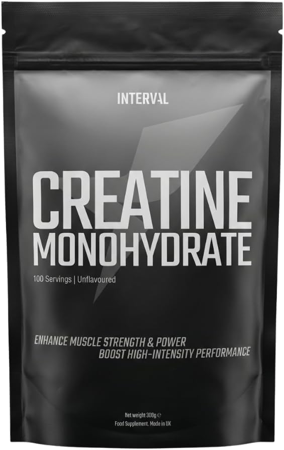 Interval Creatine Monohydrate Powder | Micronised, Unflavoured | 300g