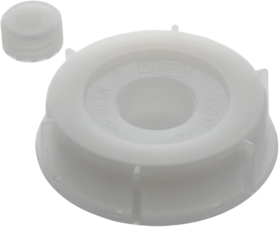 Replacement Caps For 5 Gallon Plastic Hedpack - 1 Large Cap And 1 Small Cap