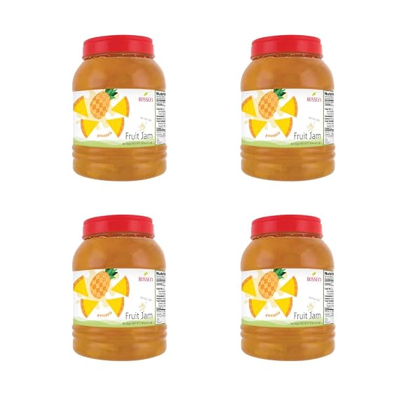 Bossen Fruit Jam/Smoothie Paste (Case (4 bottles), Pineapple)