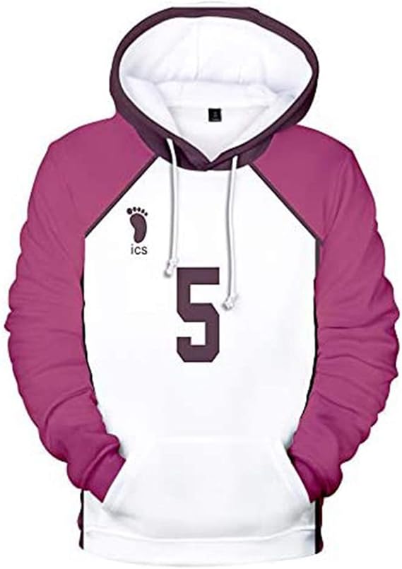Cosrea Haikyuu Anime Cosplay Long Sleeve Sweatshirt Pullover - S