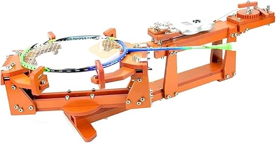 Badminton Racket String Machine, Racket Stringing Machine, 6-Point Fixed 60lb Badminton String Machine/Digital Display, Squash, Tennis or Badminton Rackets