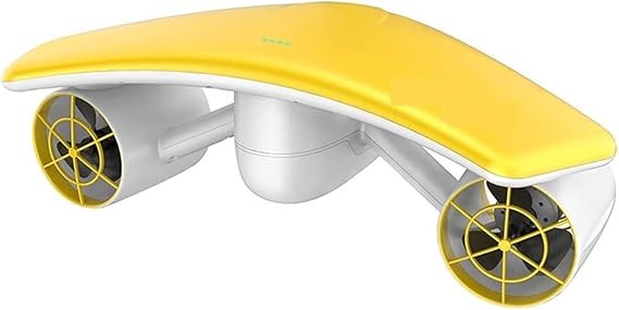 Underwater Scooter Diving Equipment Underwater Scooter Booster Swimming Thruster Handheld Diving Equipment Electric Floatboard Power Surfboard for Water Sports Swimming Pool & Diving(Color Yellow)