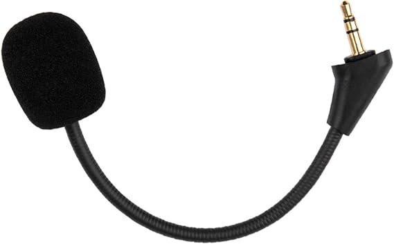 Alpha Microphone Accessories Compatible with Kingston HyperX Cloud Alpha Gaming Headset, 3.5mm Audio MIC Work for PS4, Xbox One, Nintendo Switch, Computer PC Gaming