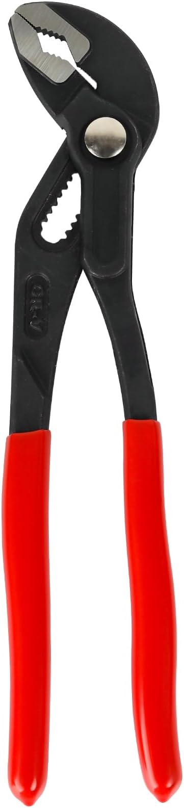 Groove Wrench Pliers, 10 -Inch Quick Adjust Water Pump Pliers, Durable CR-V Steel Tongue and Groove Joint Pliers for Tight Grips & Plumbing