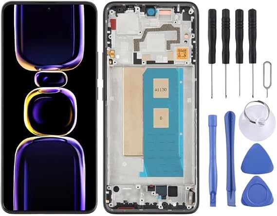 Mobile Screen Replacement for Xiaomi Poco F5 Pro AMOLED Material LCD Screen Digitizer Full Assembly with Frame LCD Screen