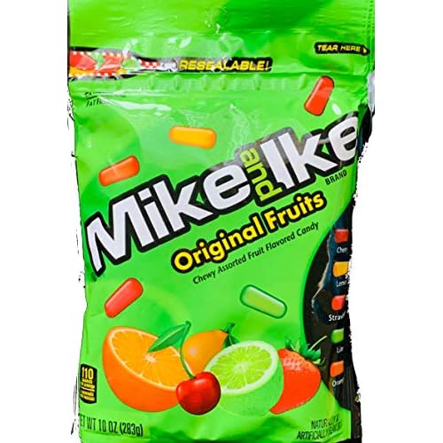 NEW Mike And Ike Original Fruits & 10 Flavor Mega Mix- 10 oz. Bags Full Of Sweet Fruity Treats Original Fruits, 1