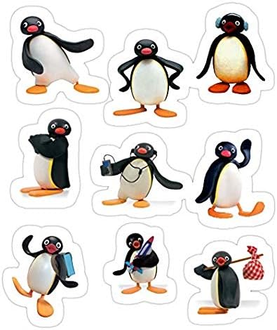 Pingu Mood Decal Sticker - Sticker Graphic - Auto, Wall, Laptop, Cell, Truck Sticker for Windows, Cars, Trucks
