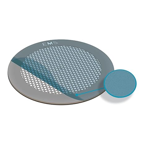EMS FFT300-Cu-25 Formvar Support Film, Thin Bar Square Grid, Standard, 5-6 nm Thick, 300 mesh Particle Size, Copper (Pack of 25)
