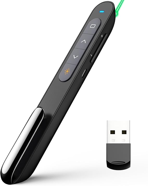Norwii N76 Rechargeable Presentation clicker for PowerPoint Presentations