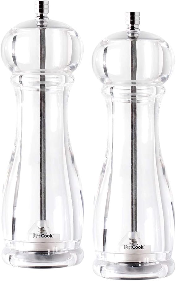 ProCook Acrylic Salt and Pepper Mill Set