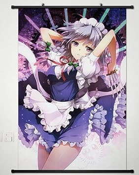 Home Decor Japanese Wall poster Scroll Touhou Project Izayoi Sakuya 23.6 X 35.4 Inches 1201