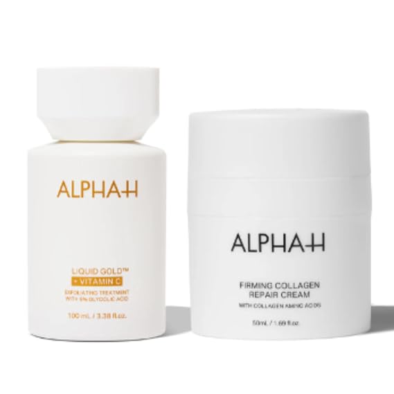 Alpha-H Radiance Bundle: Liquid Gold + Vitamin C & Firming Collagen Cream