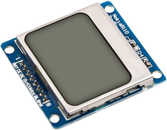 Nokia Uyumlu 5110 84x48 LCD Ekran (Mavi Arka Işıklı)