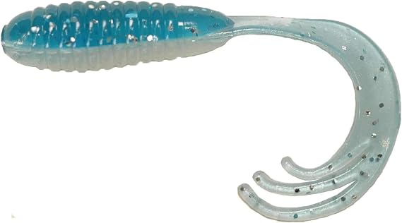 Big Bite Baits 2" Triple TIP GRUB/Blue SHAD (10 Pack)