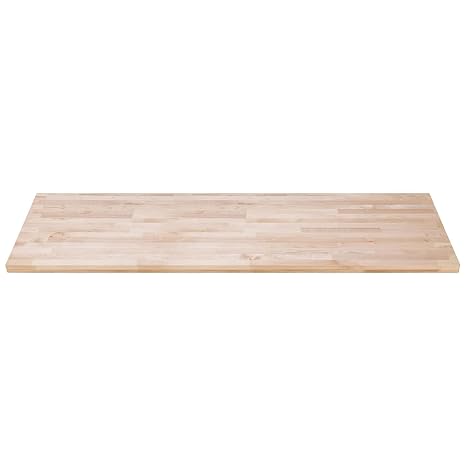DuraSteel 24x72 Butcher Block Countertop - Maple Solid Wood Workbench for Kitchen, Restaurant, Cabinet, Desk Top, Wood Board, Large Counter Cutting Island Long, Bakery Worktable Dough - Table Top Only