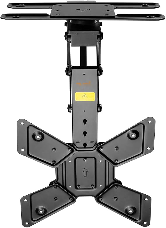 Mywall HL46ML Motorised & Foldable TV Ceiling Mount for Flat Screens with Smart Home Control for 23-65 Inches, Load up to 30 kg with 180° Rotation Function