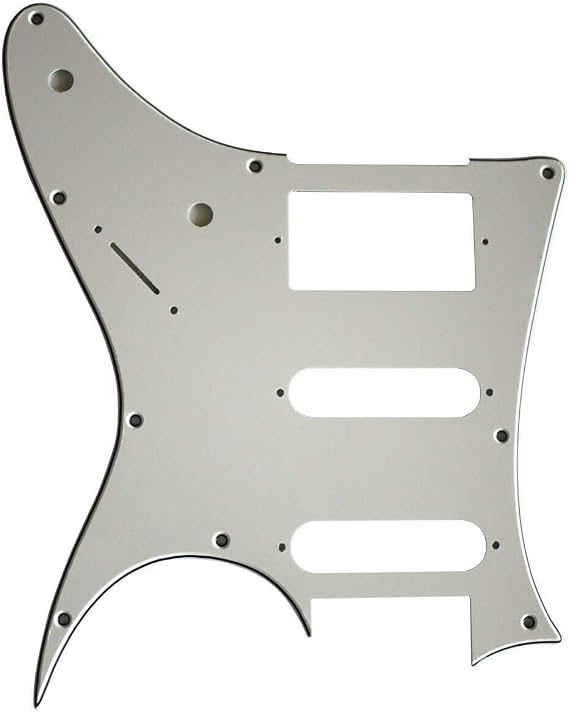 Guitar Parts For Ibanez RG 40 HSS Style Guitar Pickguard (3 Ply White)