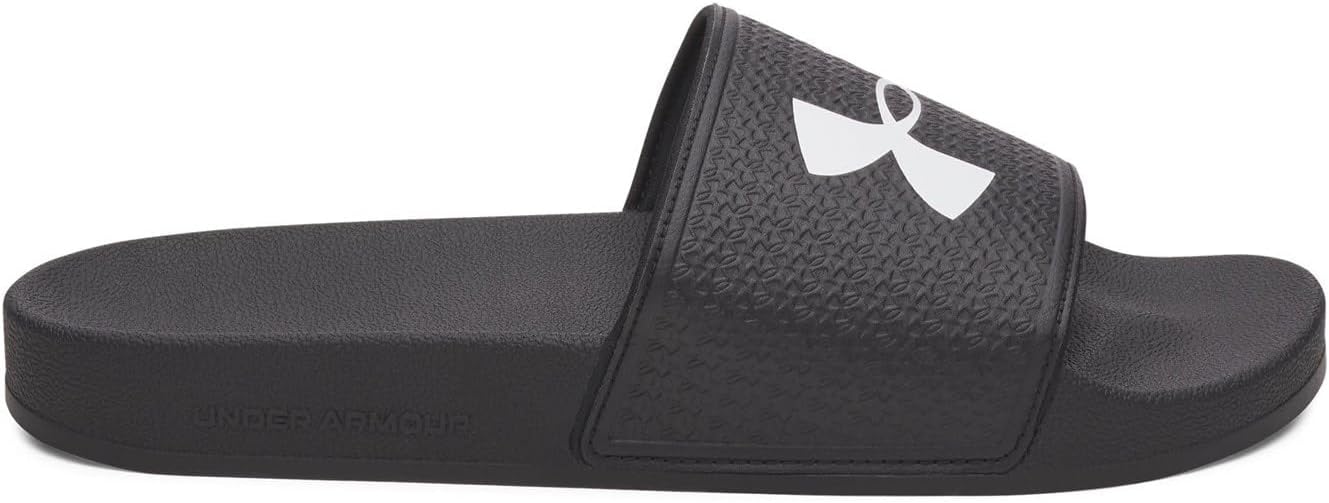 Under Armour Men's ARMR Sliders, Black/Hyper Green