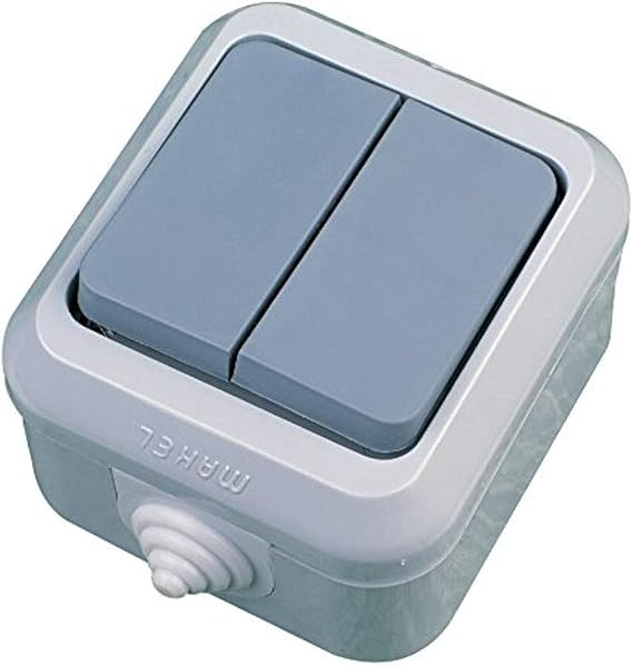 Makel Nemliyer Ip44 Komütatör, Gri