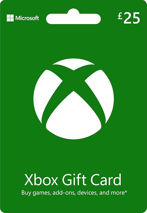 Microsoft Xbox Physical Gift Card - UK Redemption - Delivered by Post - £25