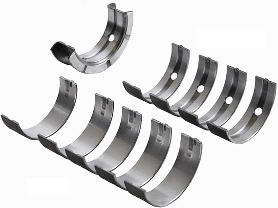 LowPricedAutoParts Main Bearings Set | Compatible with 95-04 Ford/Mazda 2.0L/121 L4 Zetec | .25mm (.010") Oversized