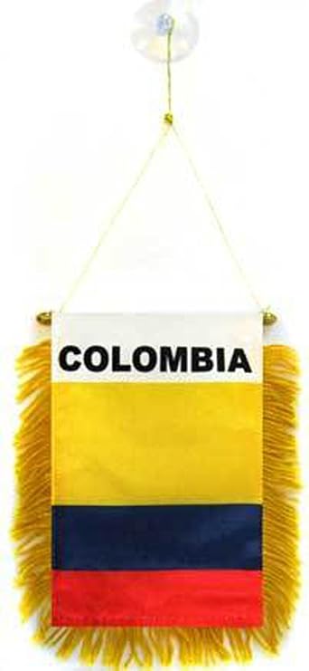 Colombia Mini Banners - 1 Dozen Pack