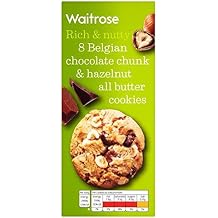 Chocolate & Hazelnut Cookies Waitrose 200g (Pack of 4)