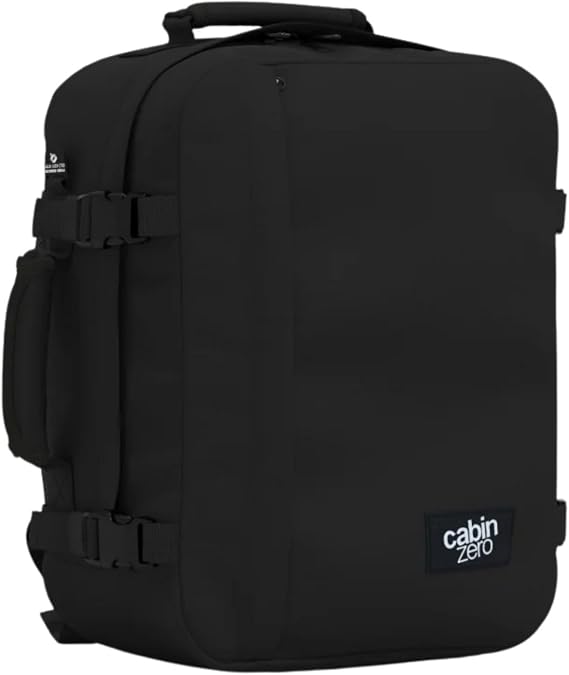Cabinzero Classic Cabin Backpack 28L, Underseat Approved Carry On with YKK Zips and Lightweight Build, Travel Rucksack