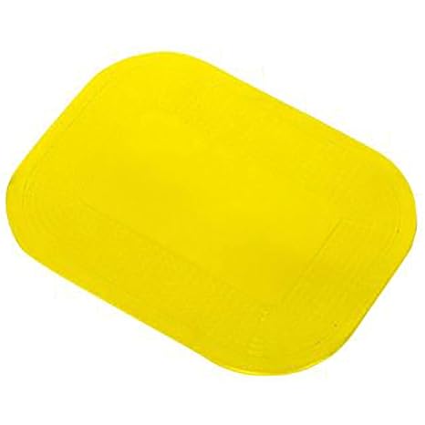 Dycem Non-Slip Mat, Ideal Daily Living Aid for Independent Living and Caregivers, Designed to Address Stabilization and Gripping Problems Found Around the Home, Yellow Textured Pad 10" x 14" x 1/8"