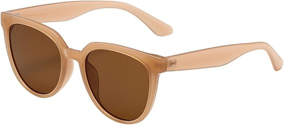 Women Sunglasses, Classic Polarized Trendy Sunglasses for Women,UV400 Protection Round Mens Sun Glasses for Men