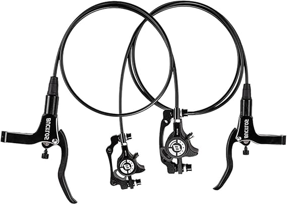 BUCKLOS MTB Hydraulic Disc Brakes Set, Left Front 800mm Right Rear 1500mm