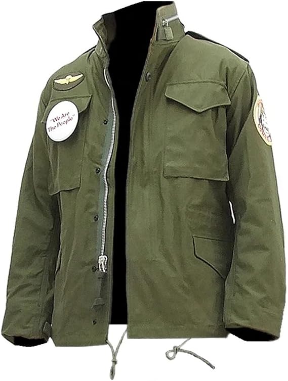 Men's Military Classical Olive Green Taxi Driver M65 Field Lightweight Cotton Jacket