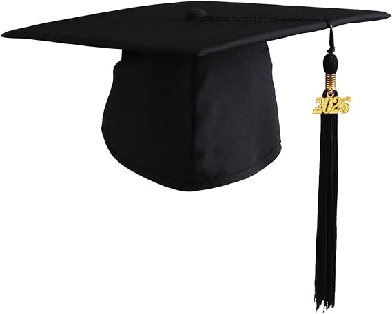 OSBO GradSeason Unisex Adult Matte Graduation Cap with 2026 Tassel for High School and College