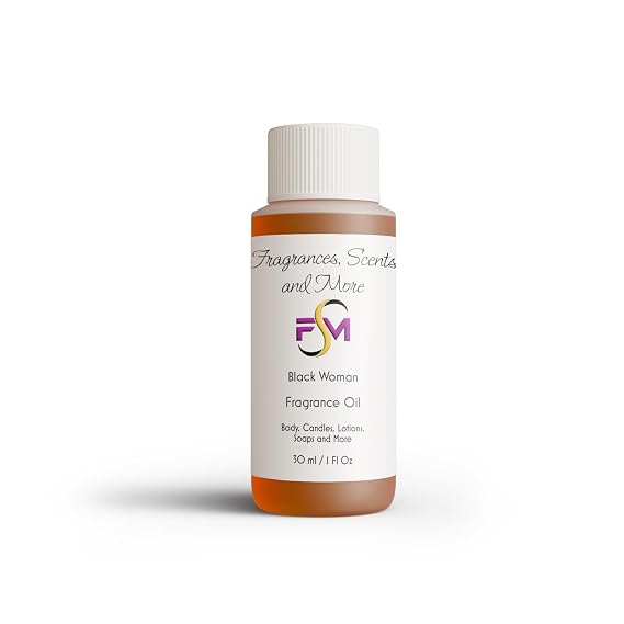 Black Woman Fragrance Oil - 1 Fl Oz Plastic Bottle (30ml)