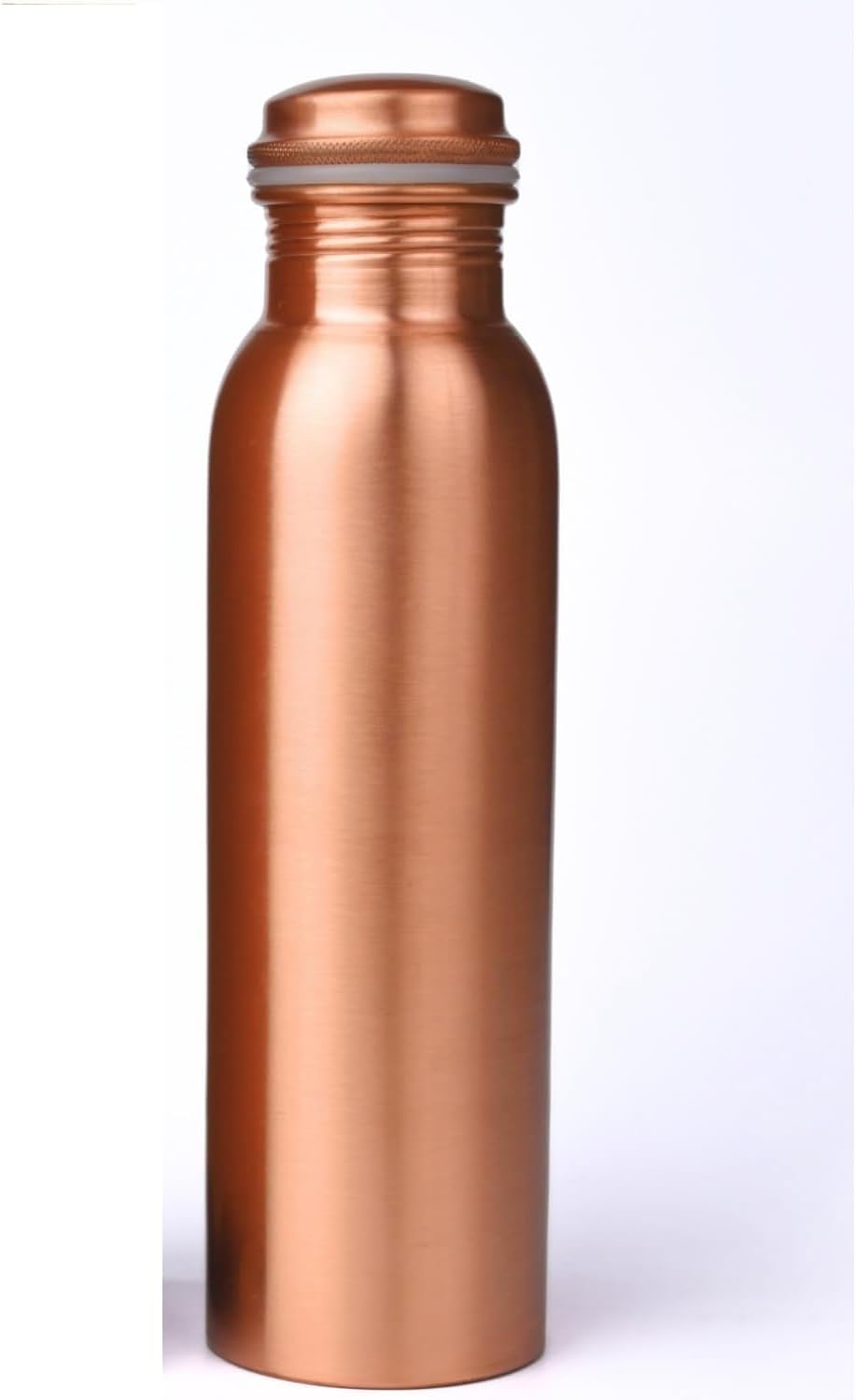 Copper Water Bottle 34 Oz – Leakproof Ayurvedic Tamba Bottle for Drinking Water, BPA-Free Copper Vessel for Health Benefits, Joint-Free Bottle for Home, Office & Gym(Pack of 1)