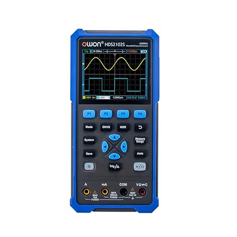 Owon HDS272S Digital Oscilloscope +Waveform Generator +Multimeter USB 2 Channels 70mhz Osciloscopio Tester Meter