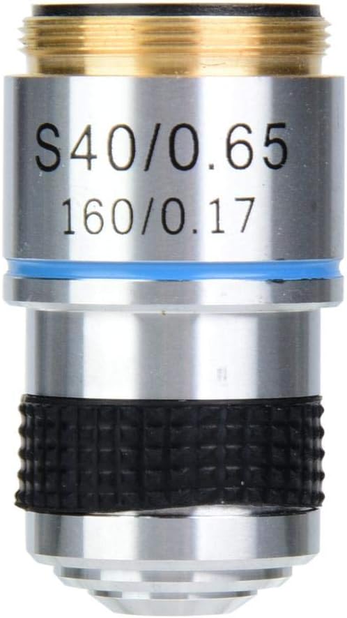 Akozon 40X Achromatic Objectives Lens Biological Microscope 160/0.17 (Spring)
