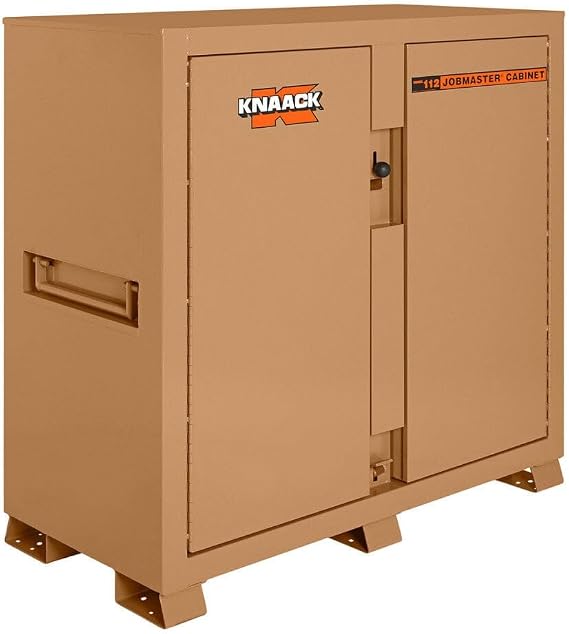 KNAACK Jobsite Cabinet, Tan, 60x60x30 in, 1PK 112-KL - 1 Each