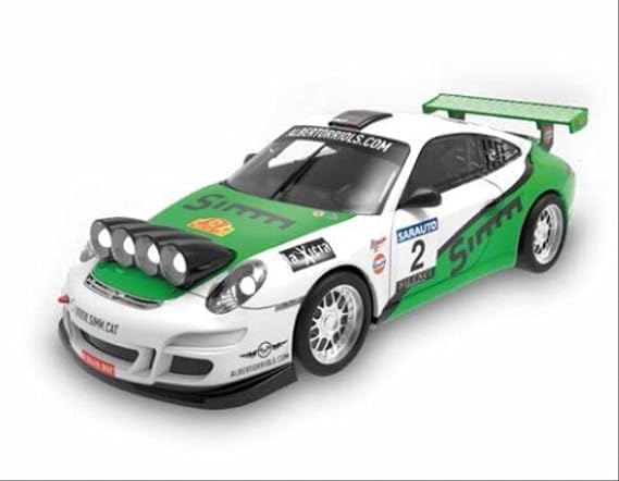 SCX U10332X300 Porsche 911 Rally Orriols, #2 with Lights 1:32 Slot Car